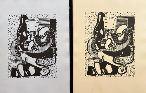 Picasso, Suares. Helene Chez Archimede. With 22 wood engravings after Picasso and 2 additional suites